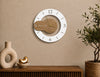 Minimalist Two-Tone Wall Clock