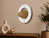 Minimalist Two-Tone Wall Clock