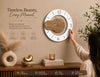 Minimalist Two-Tone Wall Clock