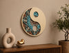 Yin Yang Mandala Wood Wall Art