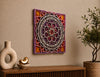 Sunset Mandala Wood Wall Art