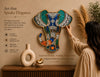 Mandala Elephant Wood Wall Art