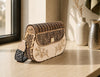 Cherry Blossom Two-Tone Wood Purse
