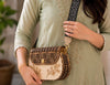 Cherry Blossom Two-Tone Wood Purse
